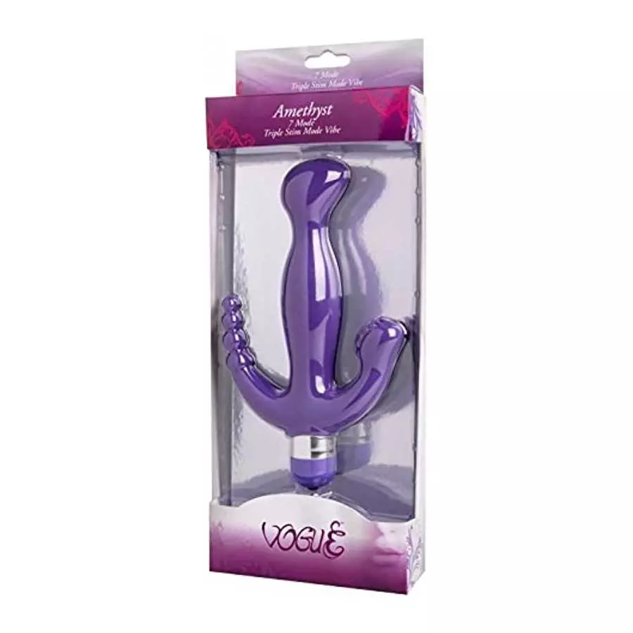 Amethyst 7 Mode Triple Stimulation Vibe