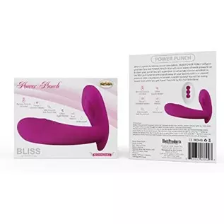 Bliss Power Punch Thrusting Remote Control Rechargeable Vibe 10 Functions Pink Bliss Power Punch Thrusting Remote Control Rechargeable Vibe 10 Functions Pink