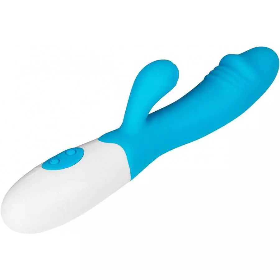 EIS Powerful Rabbit Vibrator - G-spot Vibrator and Clitoris Stimulator, 30 Vibration Settings - Skin-Friendly Silicone (Pink)