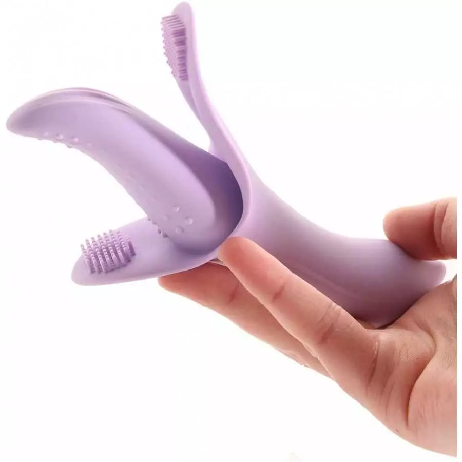 Nasstoys - Luv Magic Rechargeable Silicone Tongue Vibrator (Lavender)