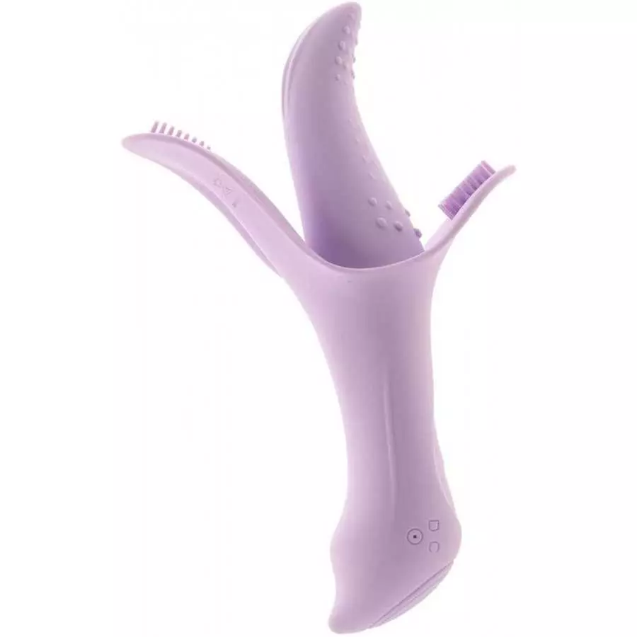Nasstoys - Luv Magic Rechargeable Silicone Tongue Vibrator (Lavender)
