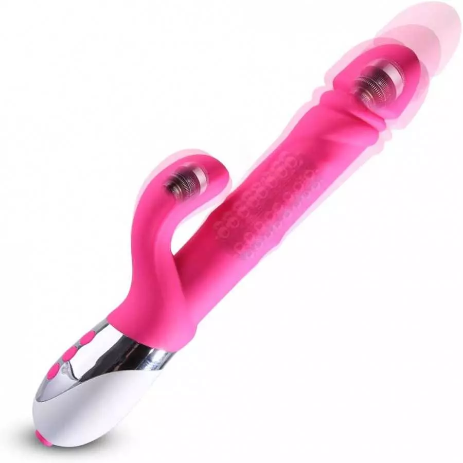 G Spot Rabbit Vibrator for Women with 10 Vibration Modes 3 Thrusting modes Triple motors Dildo Vibrator, YAFEI Silicone Waterpro G Spot Rabbit Vibrator for Women with 10 Vibration Modes 3 Thrusting modes Triple motors Dildo Vibrator, YAFEI Silicone Waterpro