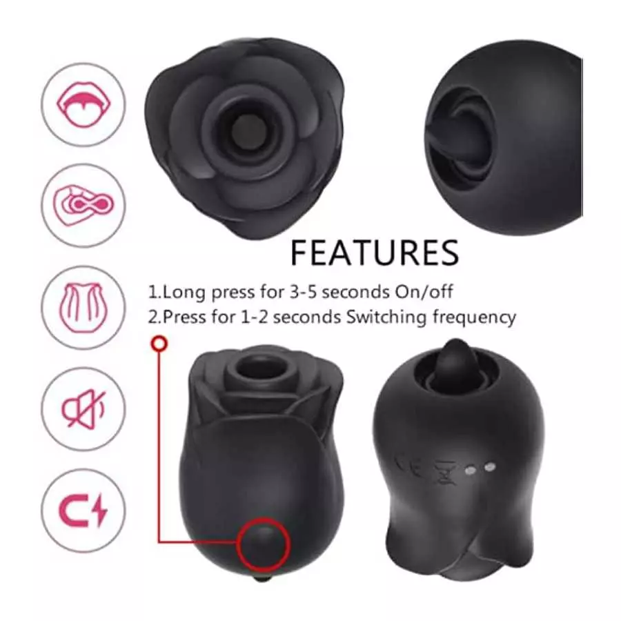 C'est Bae Black Rose Vibrator