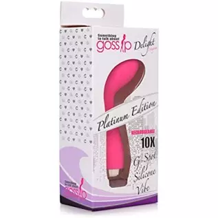Curve Novelties Curve Novelties Gossip 10X Delight G-spot Silicone Vibrator - Pink