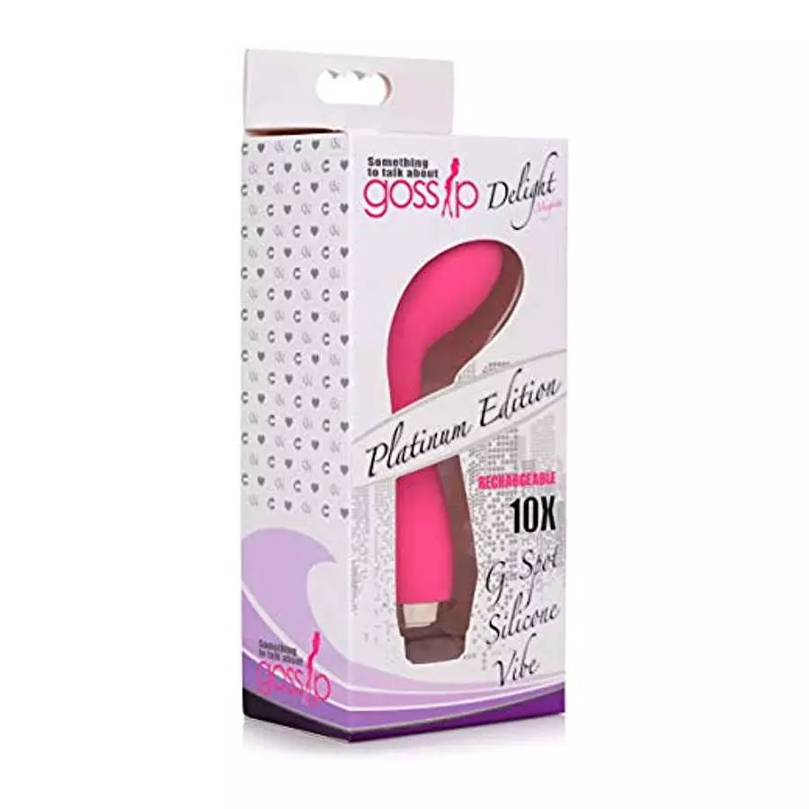 Curve Novelties Curve Novelties Gossip 10X Delight G-spot Silicone Vibrator - Pink