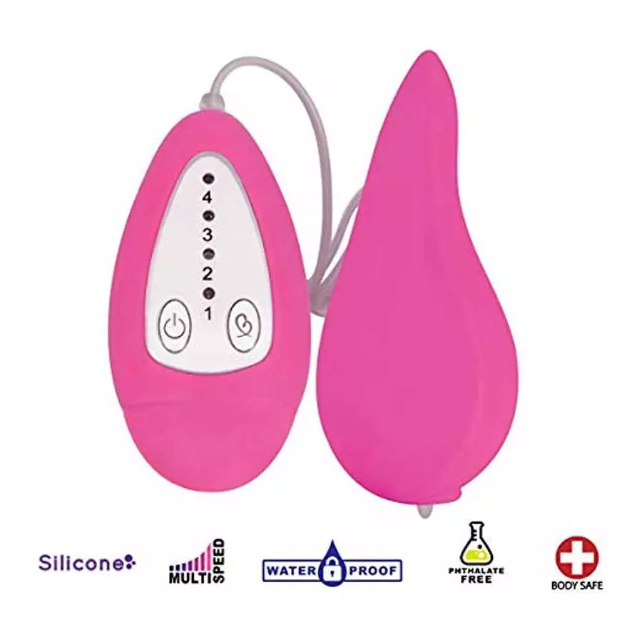 Groove Smooth Silicone Remote Vibe- Pink