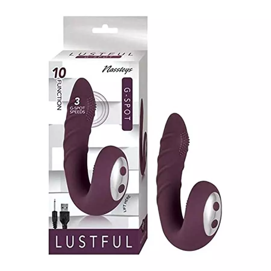 Lustful G-Spot Silicone Rechargeable Vibrator (Eggplant) Lustful G-Spot Silicone Rechargeable Vibrator (Eggplant)
