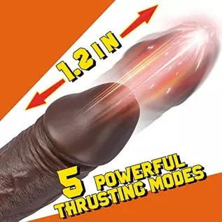 Thrusting Dildo Vibrator Bundle with 2.67'' Diameter Huge Thick Dildo