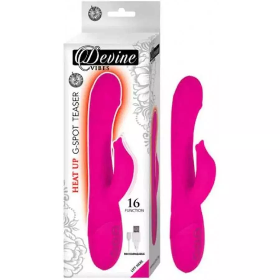 Nasstoys Devine Vibes Heat-Up G-Spot Teaser Pink Vibrator (Pink)