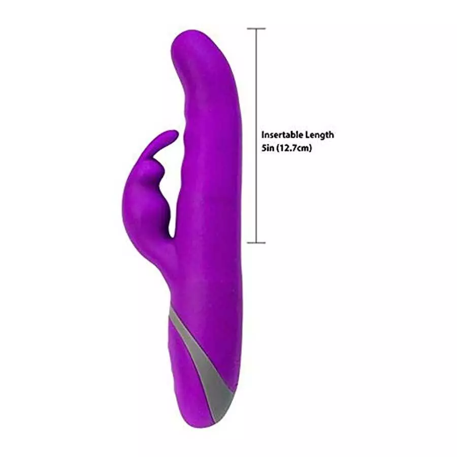 New Commotion Cha Cha Multi Function Vibrator Waterproof Clitoral Stimulation Pleasure Tool - Ultra-Soft Silicone Body - Curved 