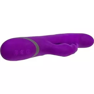 New Commotion Cha Cha Multi Function Vibrator Waterproof Clitoral Stimulation Pleasure Tool - Ultra-Soft Silicone Body - Curved 