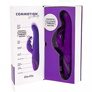 New Commotion Cha Cha Multi Function Vibrator Waterproof Clitoral Stimulation Pleasure Tool - Ultra-Soft Silicone Body - Curved 