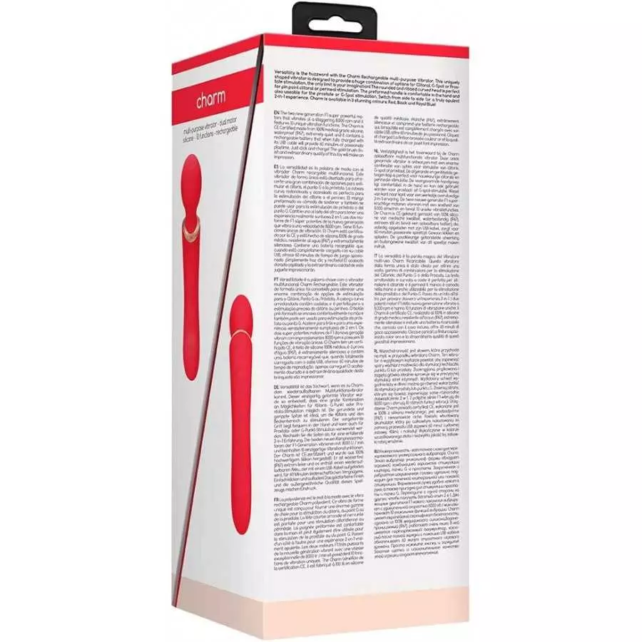 Shots - Elegance Multi-Purpose Vibrator - Charm - Red