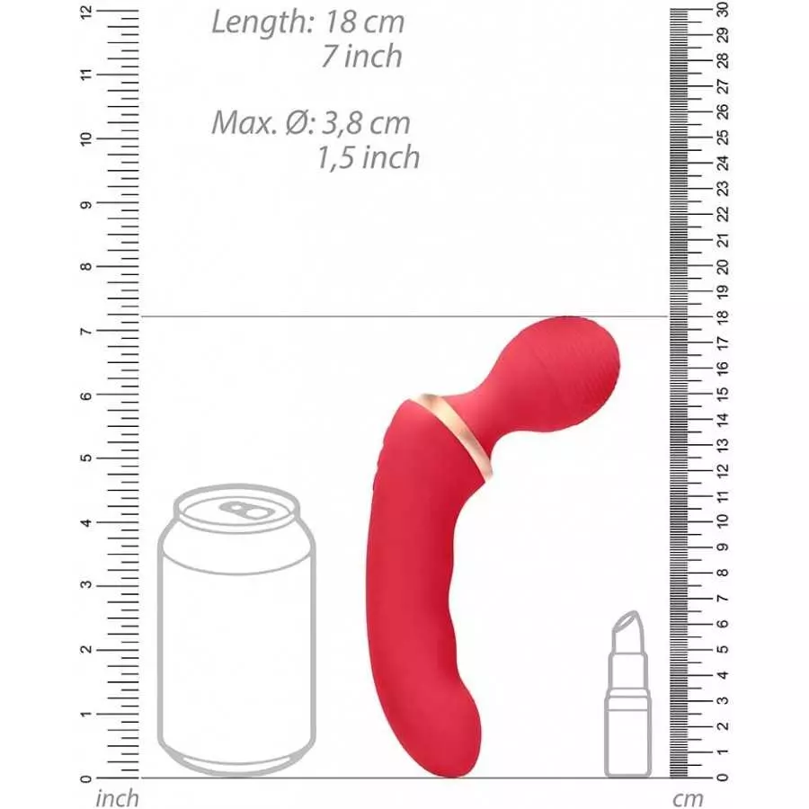 Shots - Elegance Multi-Purpose Vibrator - Charm - Red