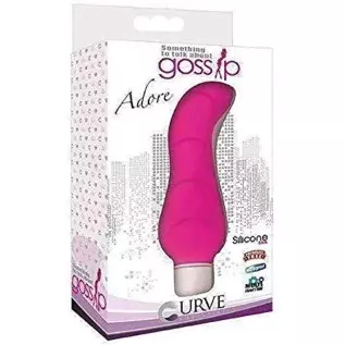 Curve Novelties Gossip Adore Vibrator, 4.75", Violet Curve Novelties Gossip Adore Vibrator, 4.75", Violet