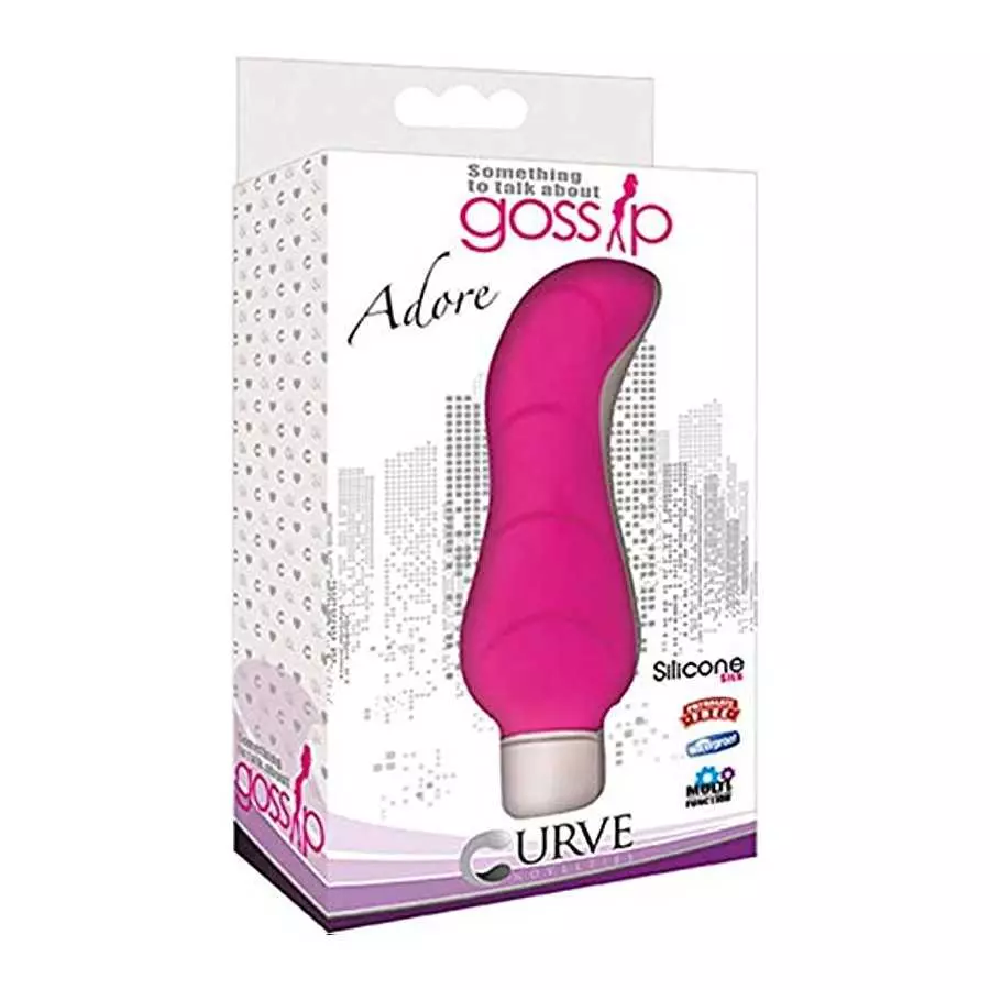 Curve Novelties Gossip Adore, 4.5", Magenta