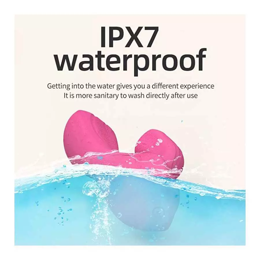 G-spot Stimulation Vibrator, Silicone Waterproof Double Stimulation for Clitoris and Vagina with 10 Powerful Vibrations Modes Ad