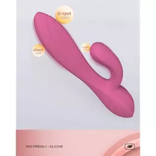 G-spot Stimulation Vibrator, Silicone Waterproof Double Stimulation for Clitoris and Vagina with 10 Powerful Vibrations Modes Ad