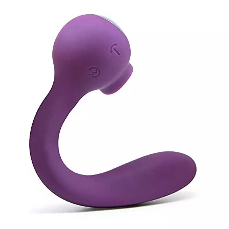 EdenFantasys Gigil - Silicone Waterproof Licking Bendable Dual Stimulation Vibe