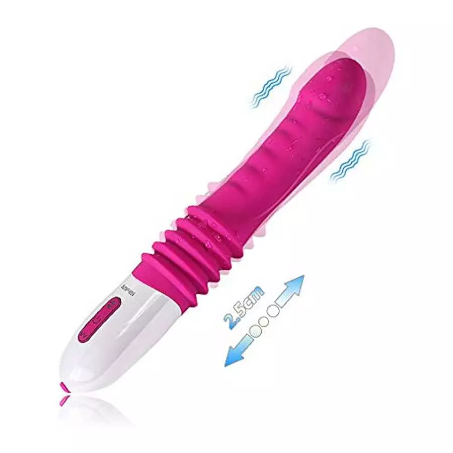 Anfei Vibrator Adult Sex Toys Silicone Clitorial Stimulator Waterproof USB Rechargeable Vibrating G-Spot Power Wand Massager 10 