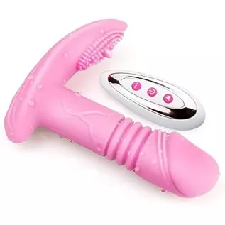 Rechargeable Clit and G-spot Vibrator, Sex Toy Couples Vibrator with 9 Powerful Vibrations, Wireless Remote Control Clitoral G-s Rechargeable Clit and G-spot Vibrator, Sex Toy Couples Vibrator with 9 Powerful Vibrations, Wireless Remote Control Clitoral G-s