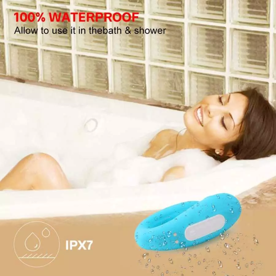 Clitoral & G-spot Vibrator, Waterproof Couples Vibrator with 10 Powerful Vibrations (Two Motors) (Green)