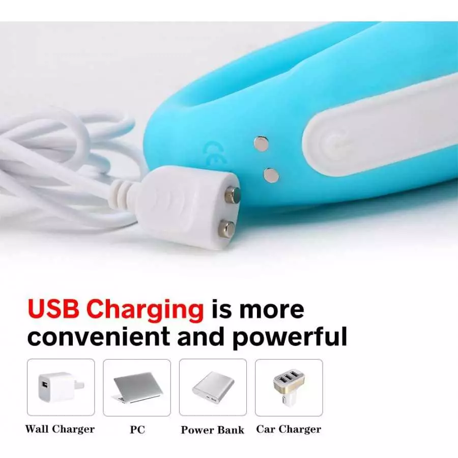 Clitoral & G-spot Vibrator, Waterproof Couples Vibrator with 10 Powerful Vibrations (Two Motors) (Green)