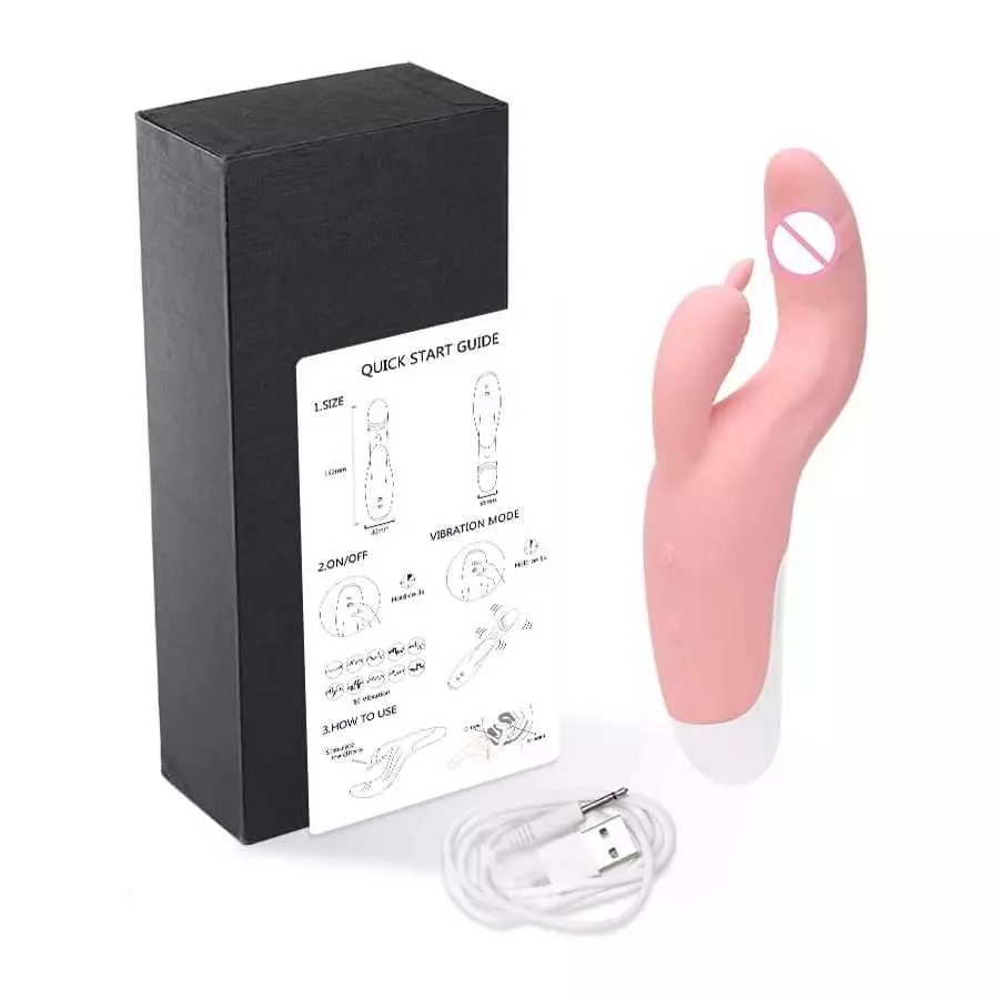 G Spot Rabbit Vibrator for Women Bunny Ear for Clitoris G-spot Stimulation (Purple)