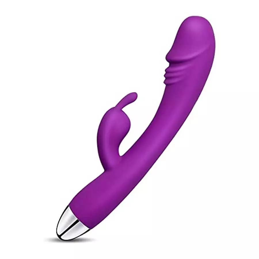 G Spot Rabbit Vibrator Sex Toys for Clitoris G-spot Stimulation Waterproof Dildo Vibrator with 3 Modes of Vibration & 5 Modes of G Spot Rabbit Vibrator Sex Toys for Clitoris G-spot Stimulation Waterproof Dildo Vibrator with 3 Modes of Vibration & 5 Modes of