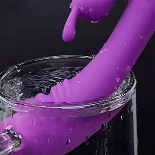 G Spot Rabbit Vibrator Sex Toys for Clitoris G-spot Stimulation Waterproof Dildo Vibrator with 3 Modes of Vibration & 5 Modes of G Spot Rabbit Vibrator Sex Toys for Clitoris G-spot Stimulation Waterproof Dildo Vibrator with 3 Modes of Vibration & 5 Modes of