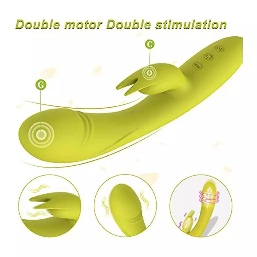 G Spot Rabbit Vibrator for Women - Adult Toys for Womens Sex Pleasure Couples Sex Toys Dildo Vibrators for Woman Pleasure 10 Pow