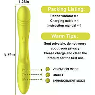 G Spot Rabbit Vibrator for Women - Adult Toys for Womens Sex Pleasure Couples Sex Toys Dildo Vibrators for Woman Pleasure 10 Pow G Spot Rabbit Vibrator for Women - Adult Toys for Womens Sex Pleasure Couples Sex Toys Dildo Vibrators for Woman Pleasure 10 Pow