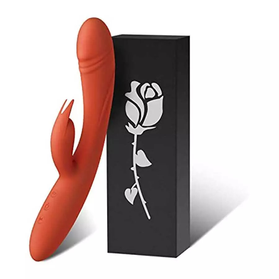 G-spot Rabbit Vibrator Clitoral Stimulator - Realistic Dildo Vaginal Anal Massager with 10 Vibration Modes, Waterproof Rechargea G-spot Rabbit Vibrator Clitoral Stimulator - Realistic Dildo Vaginal Anal Massager with 10 Vibration Modes, Waterproof Rechargea