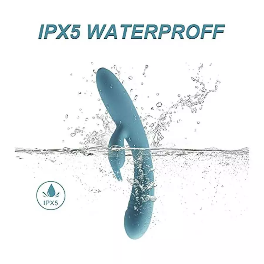 Rabbit Vibrator G Spot Vibrator Dildo with Independent Clitoral Stimulator, Anal Clit Stimulation, Adult Sex Toy for Women Pleas