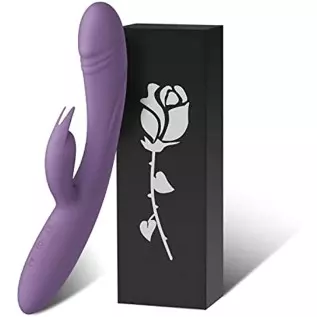 Rabbit Vibrator Clitoral Sex Toy for Women Pleasure G-Spot Clitoris Stimulator with 10 Powerful Vibration Adult Toy
