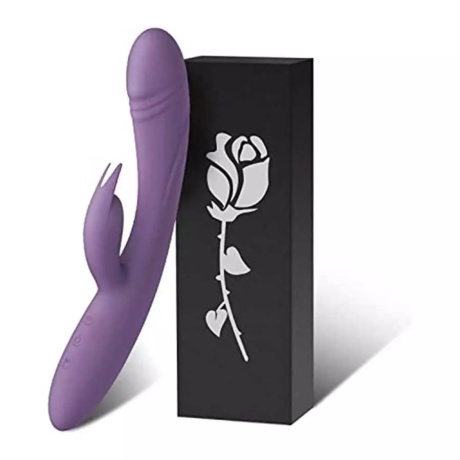 Rabbit Vibrator Clitoral Sex Toy for Women Pleasure G-Spot Clitoris Stimulator with 10 Powerful Vibration Adult Toy
