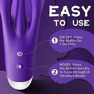 MOONA Rabbit Vibrator for G-spot Clitoral Stimulation, Powerful Dildo with 10 Vibration , Waterproof Adult Sex Toy for Women MOONA Rabbit Vibrator for G-spot Clitoral Stimulation, Powerful Dildo with 10 Vibration , Waterproof Adult Sex Toy for Women