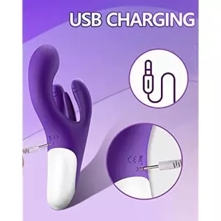 MOONA Rabbit Vibrator for G-spot Clitoral Stimulation, Powerful Dildo with 10 Vibration , Waterproof Adult Sex Toy for Women MOONA Rabbit Vibrator for G-spot Clitoral Stimulation, Powerful Dildo with 10 Vibration , Waterproof Adult Sex Toy for Women