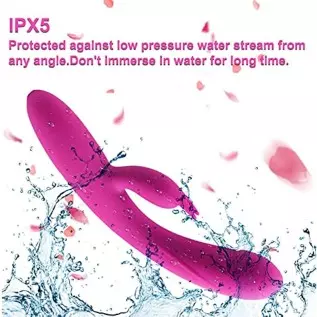 G Spot Rabbit Dildo Vibrator with 10 Powerful Vibrations Dual Motor Stimulator Massager for Clitoral Vaginal Stimulation Adult S G Spot Rabbit Dildo Vibrator with 10 Powerful Vibrations Dual Motor Stimulator Massager for Clitoral Vaginal Stimulation Adult S