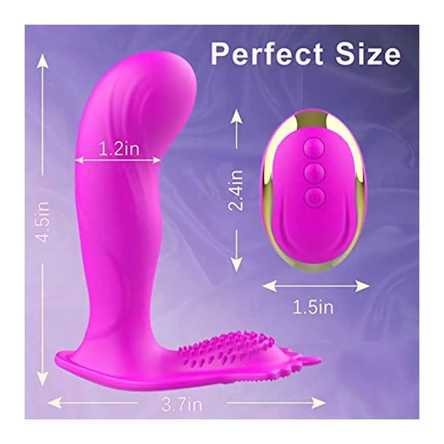 Adult Sex Toys for Women G Spot Vibrator - Wearable Panty Vibrator with 10 Vibrating Modes, Remote Control Vibrator Anal Nipple 