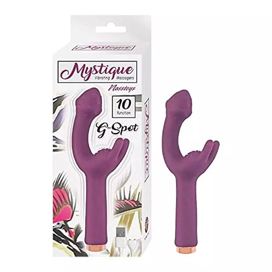 Mystique Vibrating G Spot Massager - Eggplant