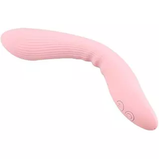 Clitoris G-Spot Vibrator Pink Waterproof Clitoris Stimulator Vibrating Stick Silicone Sex Toy for Women