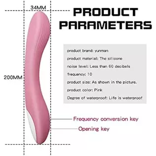 Clitoris G-Spot Vibrator Pink Waterproof Clitoris Stimulator Vibrating Stick Silicone Sex Toy for Women