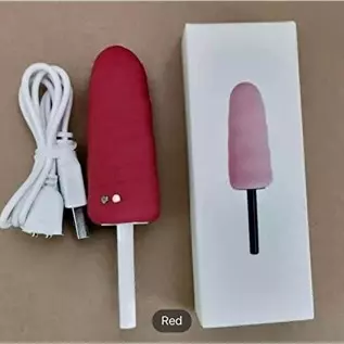 Ice Cream Lollipop Vibrator G- Spot Silicone Dildo