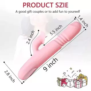Adult Toys G Spot Rabbit Vibrator for Women Bunny Ears for Clitoris G-spot Stimulation