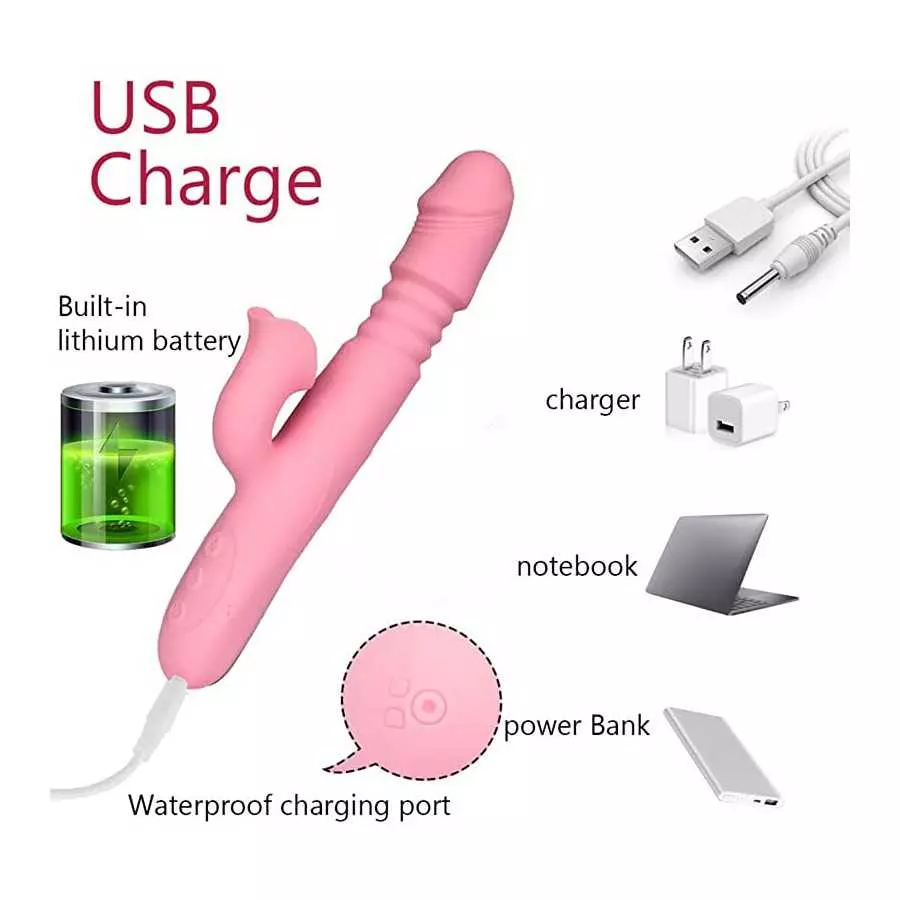 Adult Toys G Spot Rabbit Vibrator for Women Bunny Ears for Clitoris G-spot Stimulation