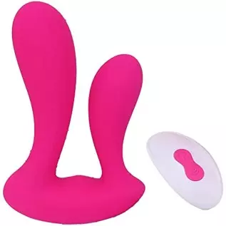 OMEKIIDA Wearable Vibrators, Rechargeable Wireless Remote Control Vibrating, Massager Vibrating Underwear Panty Vibrator Dildo V