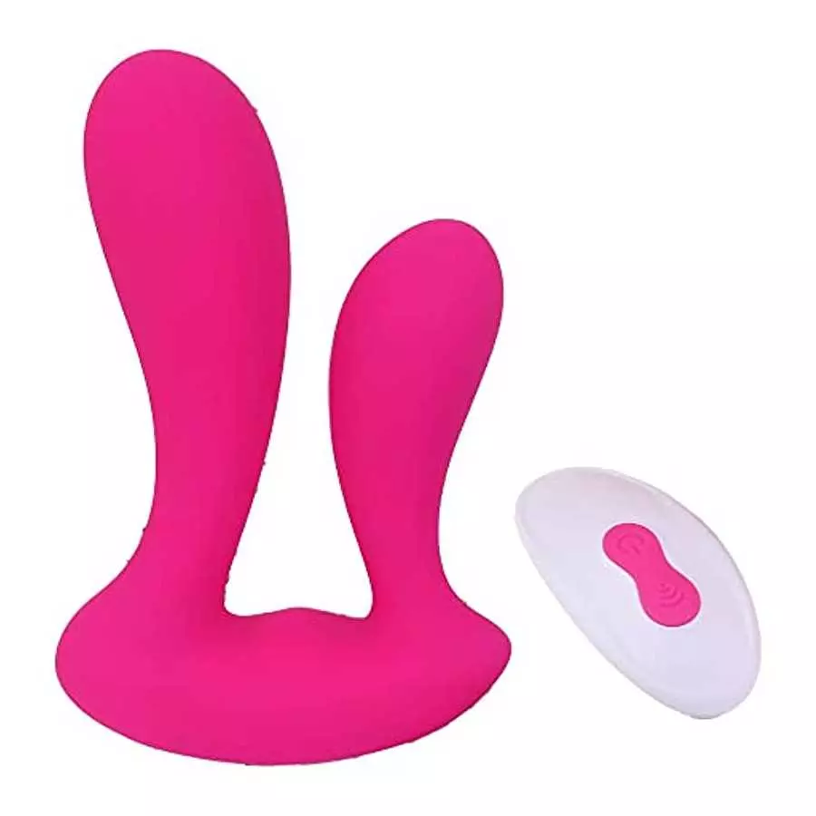 OMEKIIDA Wearable Vibrators, Rechargeable Wireless Remote Control Vibrating, Massager Vibrating Underwear Panty Vibrator Dildo V