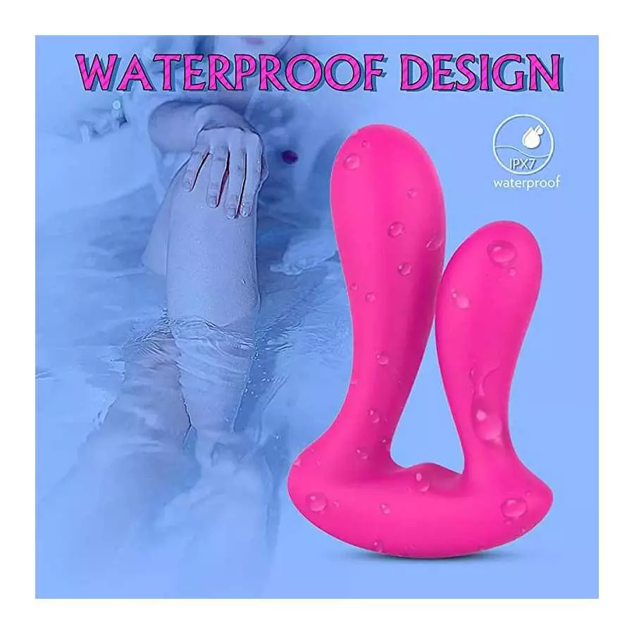 OMEKIIDA Wearable Vibrators, Rechargeable Wireless Remote Control Vibrating, Massager Vibrating Underwear Panty Vibrator Dildo V