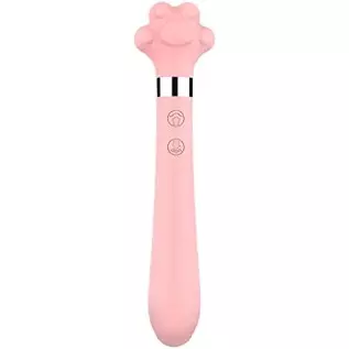 OMEKIIDA Drop Shipping Women's g spot Stimulator Cat Claw Vibrator Nipple Massager Vibrator Sex Toys for Woman (Pink)